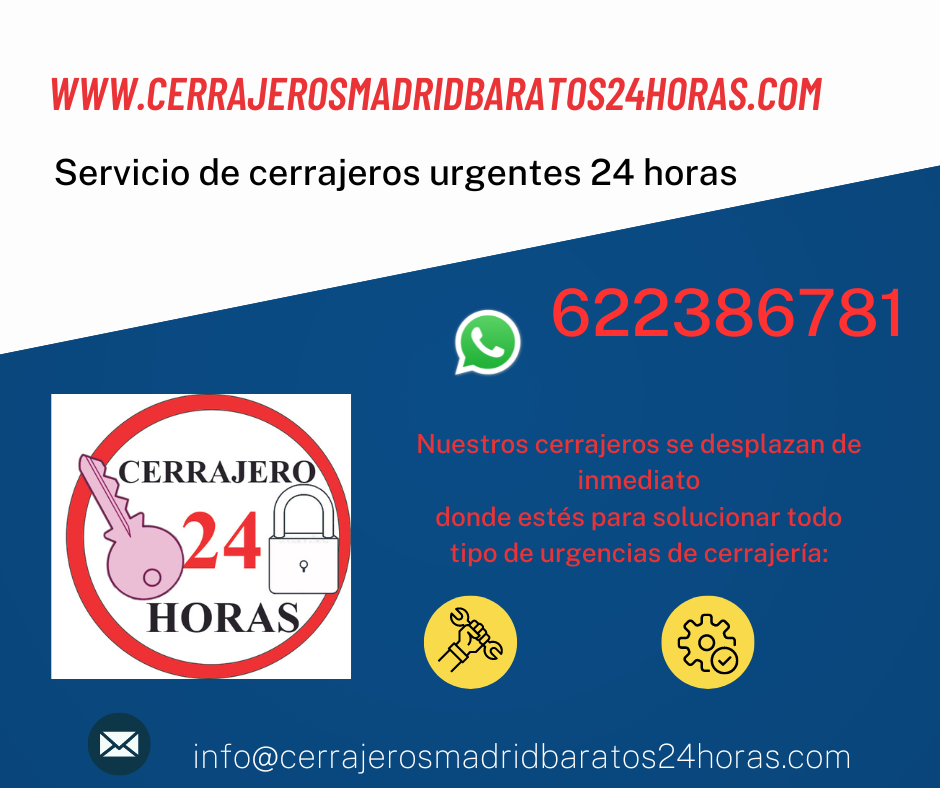 cerrajero urgente barato economico madrid 24 horas